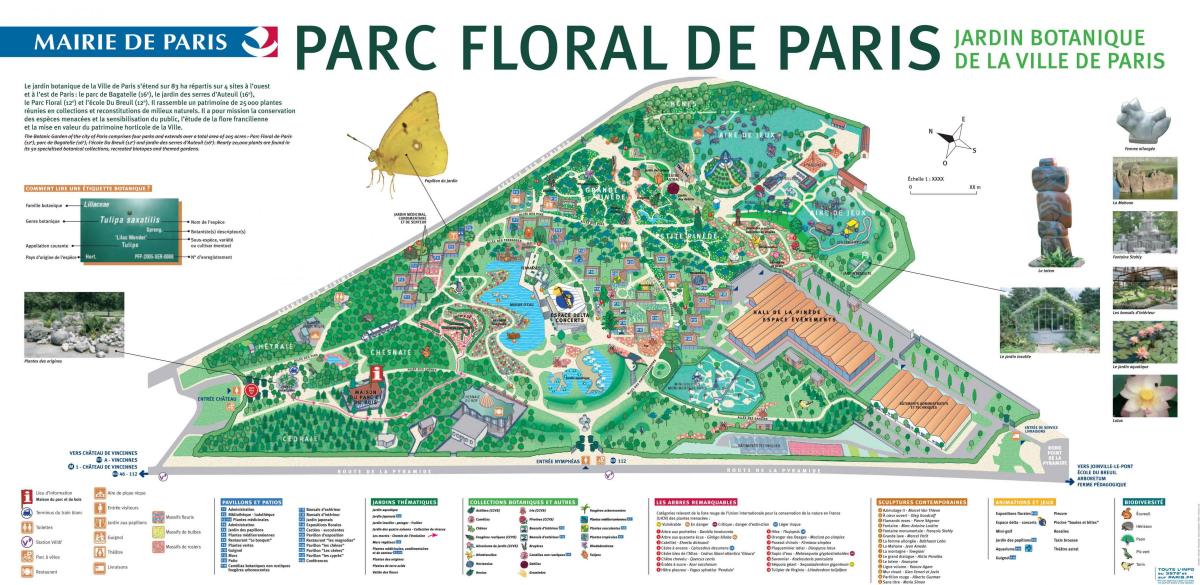 Карта Париз