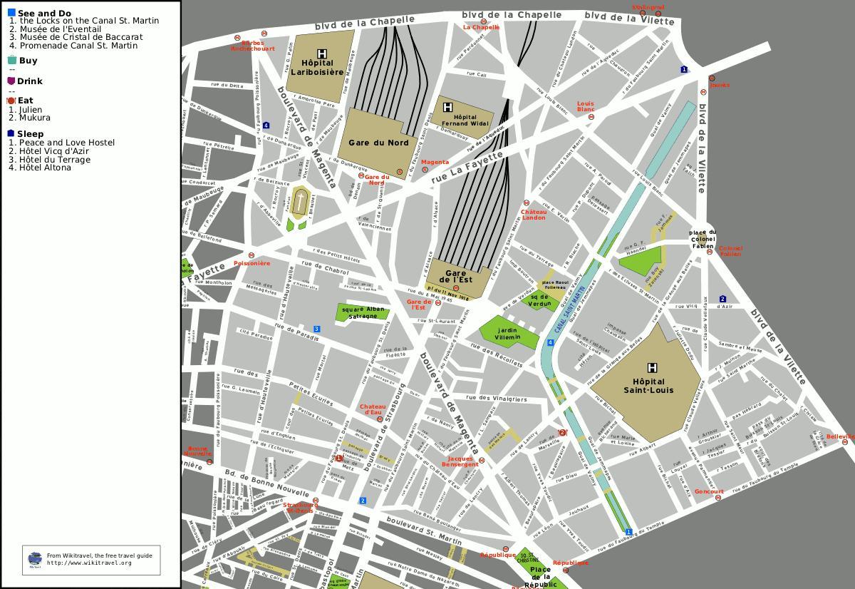 Карта 10. округу Париза