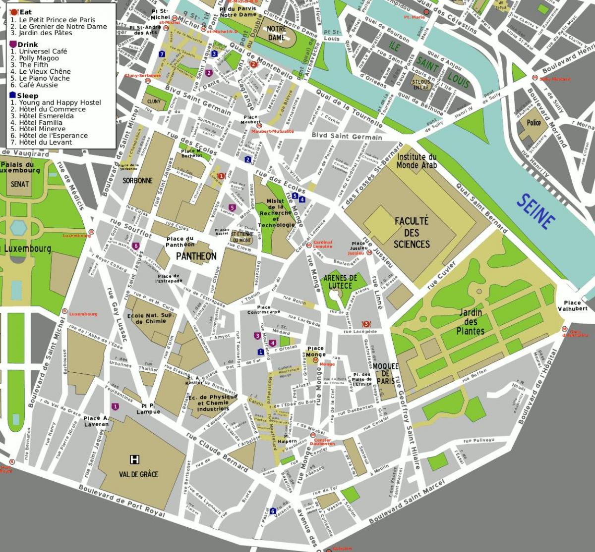 Карта 5. округу Париза