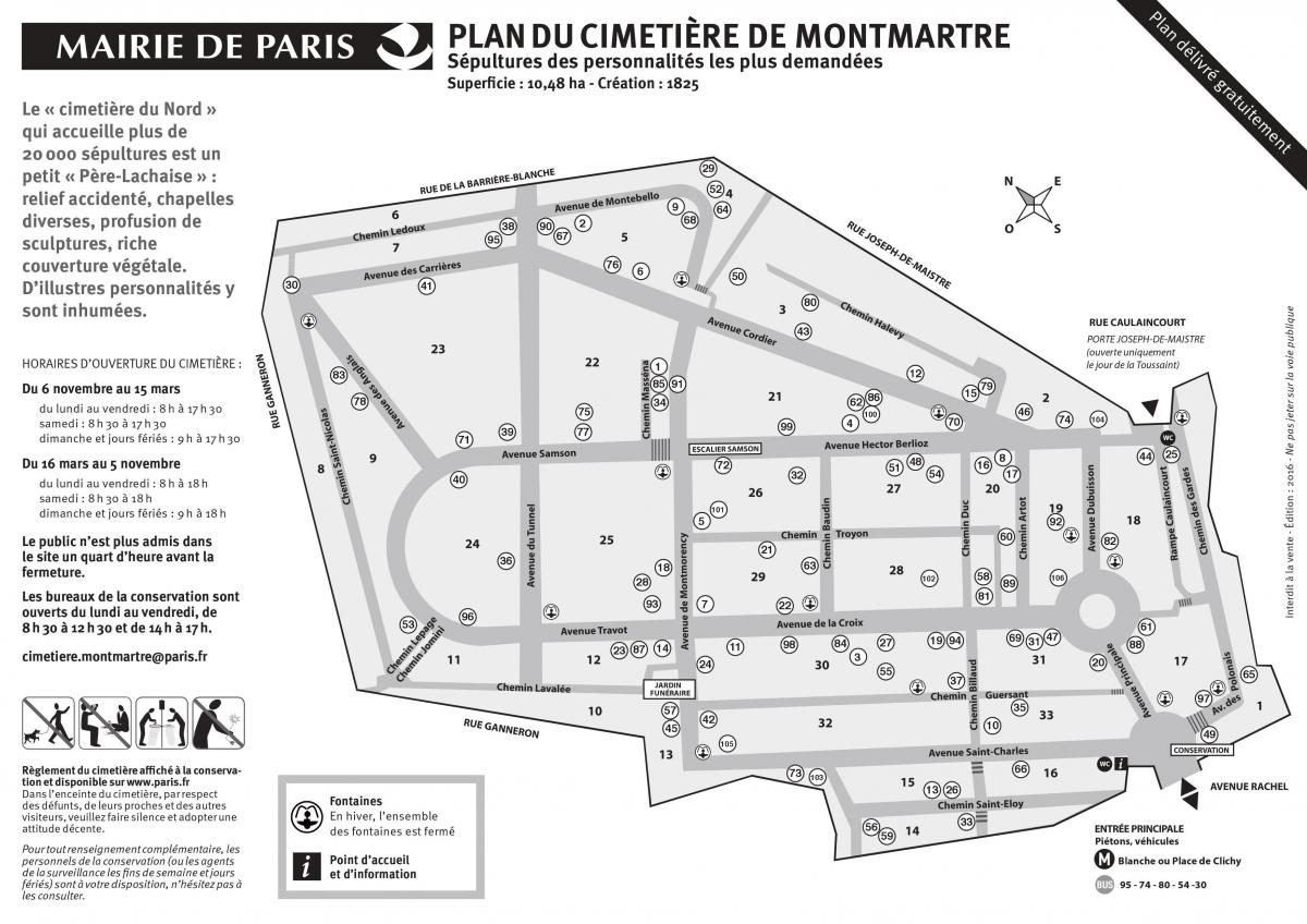 Картицу гробљу Монмартр