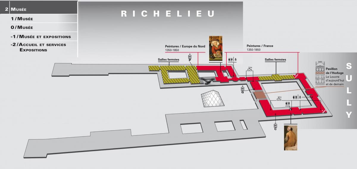 Картицу нивоа Лувра 2