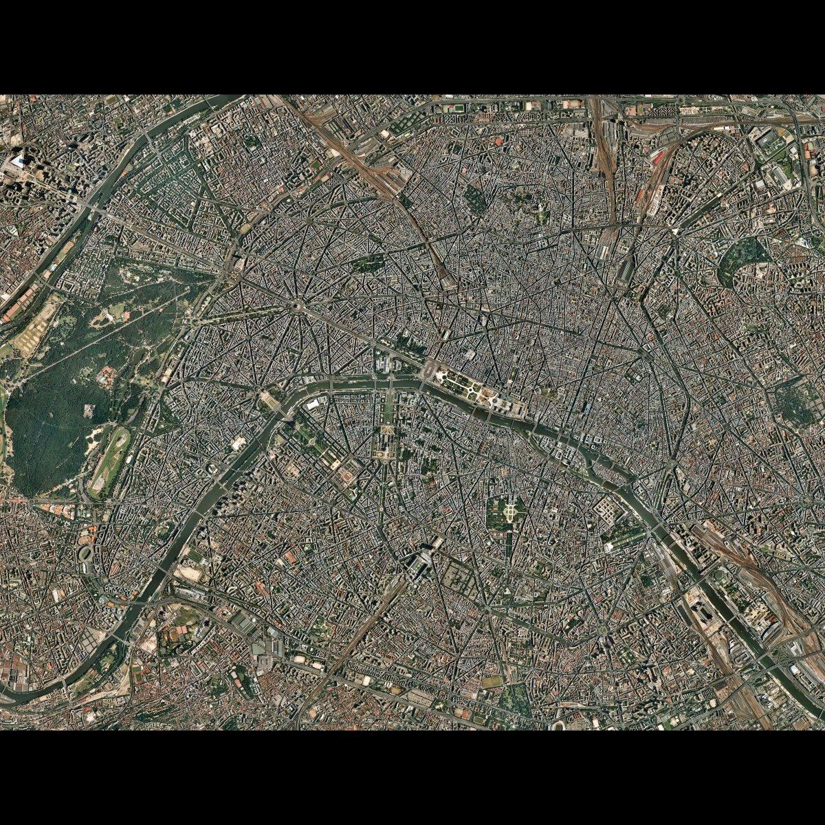 Кабловска / сателитска Карта Париз