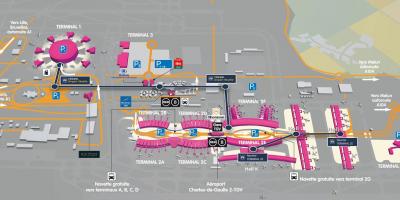 Мапа аеродрома Руасси