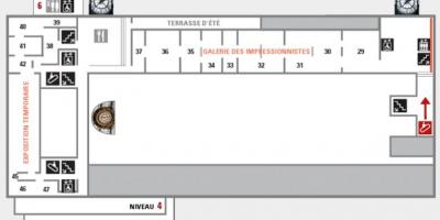 Карта музеју Орсе ниво 5