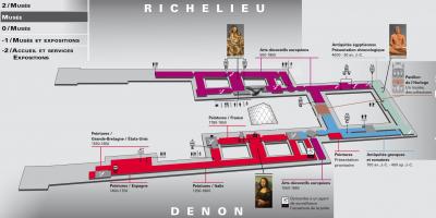 Картицу нивоа Лувра 1