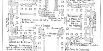 Карта Пантеон Париз
