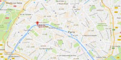 Карта канализацији Париза