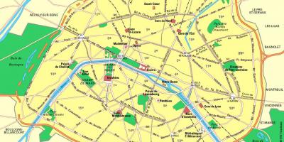 Карта париског станица
