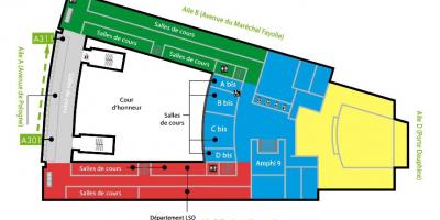 Мапа универзитета Дофин - 3 спрат