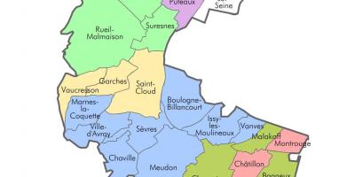 Карта хаутс-де-Сен