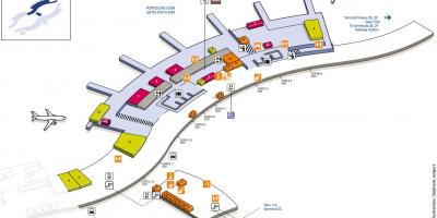 Карта Шарл де Гол аеродром терминал 2Д
